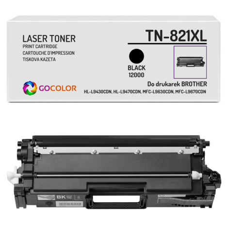 Toner do BROTHER TN821XLBK HLL9430CDN MFCL9630CDN 12,0K black Zamiennik