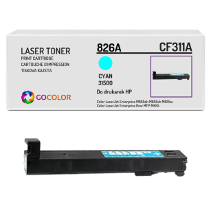 Toner do HP 826A CF311A Color LaserJet Enterprise flow MFP M855 31.5K cyan zamiennik z CHIPEM