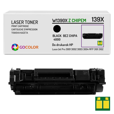 Toner do HP 139X W1390X LaserJet Pro 3001dn 3002dw MFP 3103fdw Z CHIPEM zamiennik 4.0K