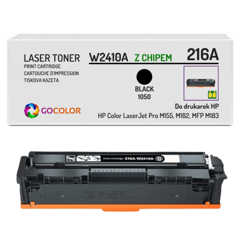 Toner do HP W2410A 216A LaserJet Pro M155nw MFP M183fw Black z CHIPEM zamiennik 1.05K