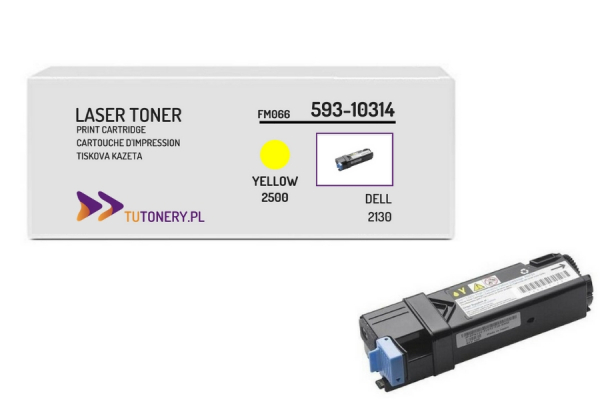Toner do DELL 2130 2135 FM066 Yellow 593-10314 Zamiennik