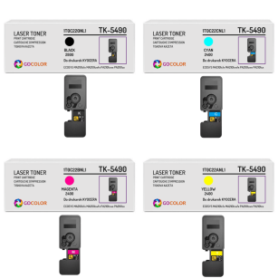 4-pak Toner do KYOCERA TK5490 ECOSYS MA2101 PA2101 CMYK zamiennik