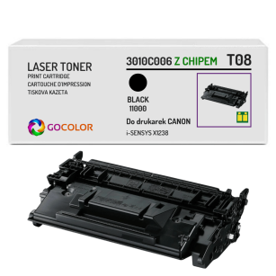 Toner do CANON T08 3010C006 iSENSYS X 1238 Black Zamiennik Z CHIPEM 11.0K
