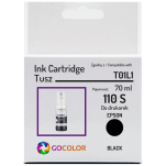 Tusz do EPSON 110 S T01L1 C13T01L14A EcoTank M1100 M1120 M1140 M1170 black Zamiennik 70ml - 2