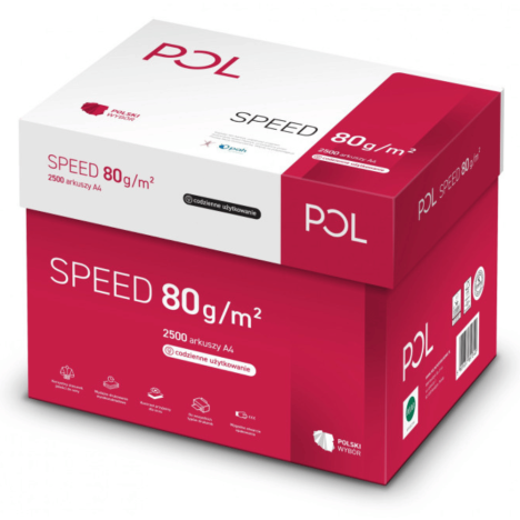 Papier Polspeed A4 80g/m2  5 ryz