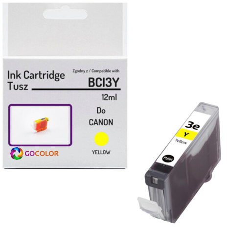 Tusz do CANON BCI6Y 4708A002 Yellow 100 % nowy zamiennik