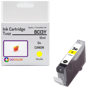 Tusz do CANON BCI6Y 4708A002 Yellow 100 % nowy zamiennik