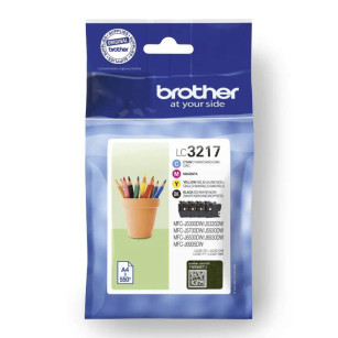 Brother oryginalny Tusz LC3217VAL CMYK 4-pak