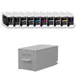 Epson oryginalny tusz T46S SureColor SCP700 + oryginalny pojemnik na zużyty tusz C12C935711 10-pak  - 3
