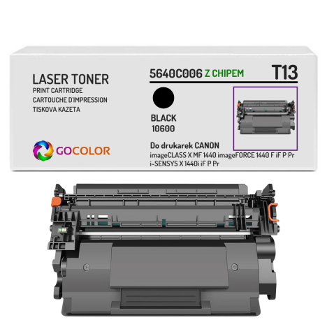 Toner do CANON T13 i-SENSYS X 1440 5640C006 BLACK z CHIPEM zamiennik 10.6K
