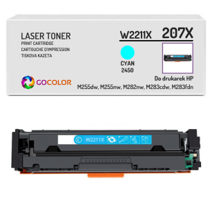 Toner do HP W2211X 207X Cyan zamiennik BEZ CHIPA