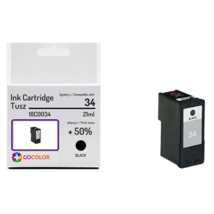 Tusz do LEXMARK 34 18C0034E Black Zamiennik