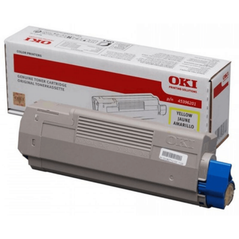 OKI oryginalny toner MC770 MC780 dn, dnf, fax 45396201 yellow