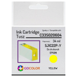 Tusz do EPSON SJIC22P-Y C33S020604 ColorWorks C3500 34.0ml yellow zamiennik - 2