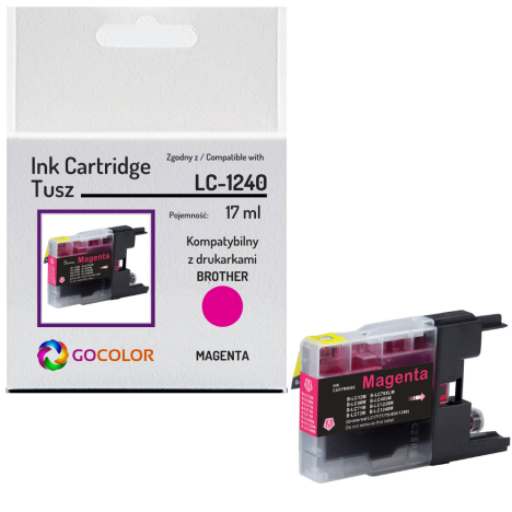 Tusz do BROTHER LC1240M Magenta zamiennik