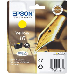 Epson oryginalny tusz 16 T1624 C13T16244012 yellow