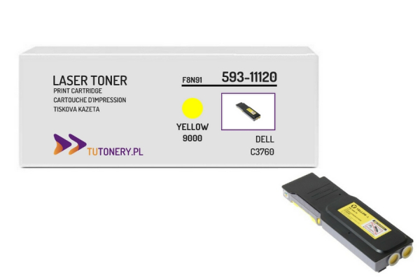 Toner do DELL C3760 C3765 59311120 Yellow 593-11120 Zamiennik