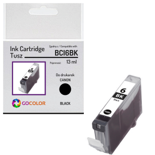 Tusz do CANON BCI6BK 4705A002 Black 100 % nowy zamiennik