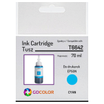 Tusz do EPSON T6642 Cyan Zamiennik - 2