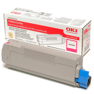 EOL OKI oryginalny toner C5500 C5550 C5800 C5900 n, dn, cdtn, mfp, 43324422 magenta