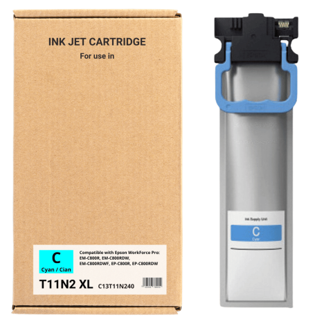 Tusz do EPSON T11N2 C13T11N240 Epson WorkForce Pro EM-C800 EP-C800 cyan Zamiennik 5.0K