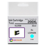 EOL Tusz do LEXMARK 200XL 14L0198 Cyan Zamiennik - 2