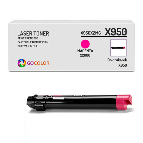 Toner do LEXMARK X950 X950X2MG Magenta Zamiennik