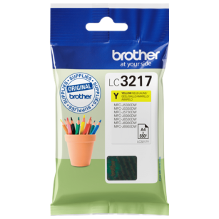 Brother oryginalny Tusz LC3217Y yellow