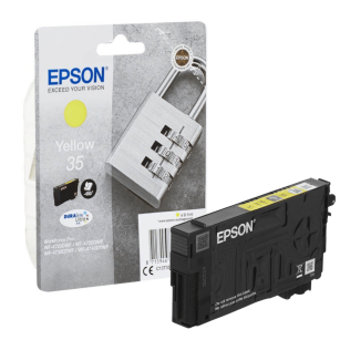 Epson oryginalny tusz 35 T3584 C13T35844010 WorkForce Pro WF4720DWF WF4725DWF WF4730DTWF WF4740DTWF yellow 650 stron