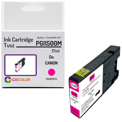 Tusz do CANON PGI1500M XL 9194B001 Magenta 100 % nowy zamiennik