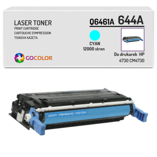 EOL Toner do HP Q6461A 644A 4730 CM4730 Cyan Zamiennik