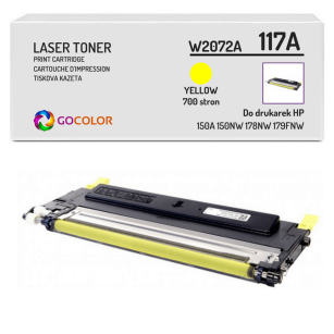 Toner do HP W2072A 117A Yellow Zamiennik