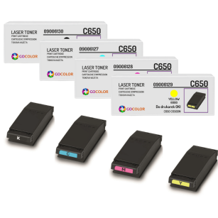 4 X TONER do OKI C650 C650DN 09006130 09006129 09006128 09006127 zamiennik