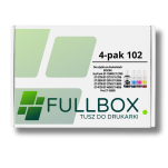 FULLBOX 4-pak TUSZ do EPSON 102 T03R1 T03R2 T03R3 T03R4 EcoTank ET2700 ET2750 - 2