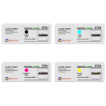 4-pak Toner do CANON 075H i-SENSYS LBP-646Cdw LBP-647Cdw CMYK Zamiennik 3.5K/3x2.5K Z CHIPEM - 2