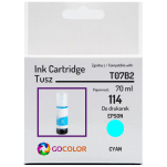 Tusz do EPSON 114 T07B2 C13T07B240 EcoTank ET8500 ET8550 cyan Zamiennik 70ml - 2