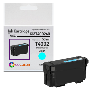 Tusz do EPSON T40D2 C13T40D240 SureColor SCT2100 SCT3100 SCT5100 cyan Zamiennik 50ml