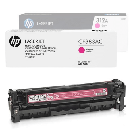 HP oryginalny toner CF383AC 312AC Color LaserJet Pro MFP M476 2,7K magenta