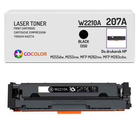 Toner do HP W2210A 207A Black zamiennik BEZ CHIPA
