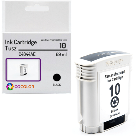 Tusz do HP C4844A 10 Black Zamiennik