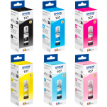 Epson oryginalny tusz 107 T09B EcoTank ET18100 6x 70ml 6-pak - 2