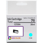 Tusz do HP CZ130A 711 Cyan Zamiennik - 2