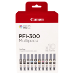 Canon oryginalny tusz PFI300 4192C008 imagePROGRAF PRO300 color 600 stron 10x 14.4ml 10-pak  - 2