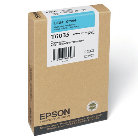 Epson oryginalny tusz T6035 light cyan