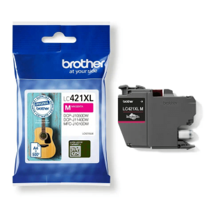 Brother oryginalny Tusz LC421XLM Magenta