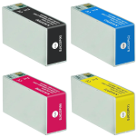 4 X Tusz do EPSON SJIC22P ColorWorks C3500 CMYK zamiennik - 2