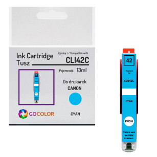 Tusz do CANON CLI42C 6385B001 Pixma Pro100 cyan Zamiennik 13.0ml