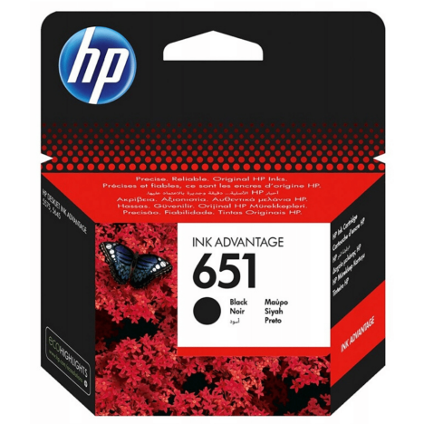 HP oryginalny Tusz C2P10AE 651 black
