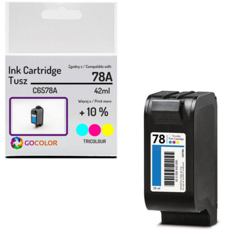 EOL Tusz do HP C6578A 78A Kolorowy Zamiennik