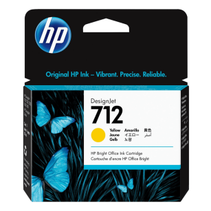 HP oryginalny Tusz 3ED69A 712 yellow